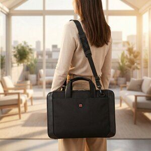 *Wenger The GUIDE Business Gear‎ Black Portfolio Organizer Calculator Holder